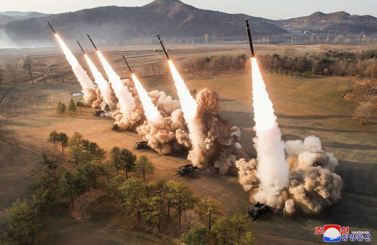 North Korea Rocket Drills