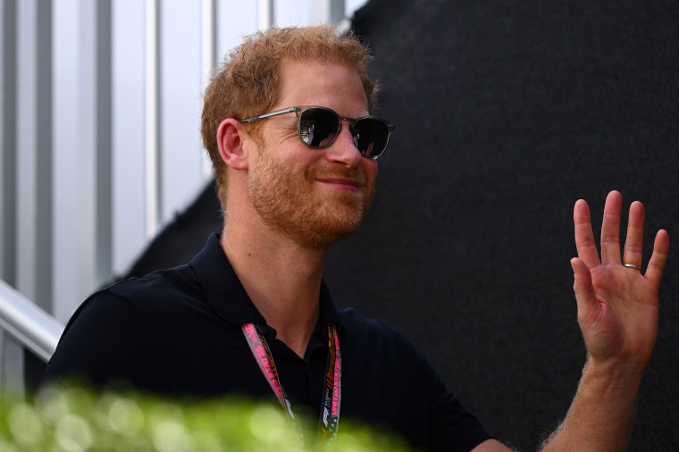 Prince Harry during the F1 Grand Prix in Austin, Texas