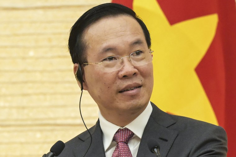 Vietnamese President Vo Van Thuong resigned after a little over a year in the position, state media VN Express reported. His resignation takes place amid an intense anti-corruption campaign that has hit the highest echelons of the Communist Party.