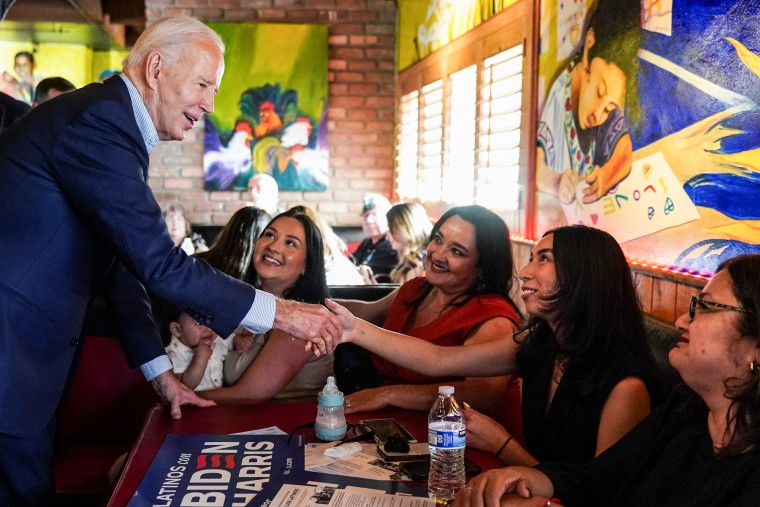 President Biden participates in a campaign event in Phoenix