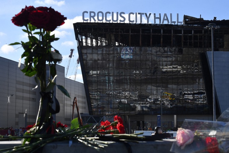 At least 137 people were killed when gunmen in camouflage stormed Crocus City Hall, shooting spectators before setting the building on fire in the most fatal attack in Europe to have been claimed by Islamic State jihadists.