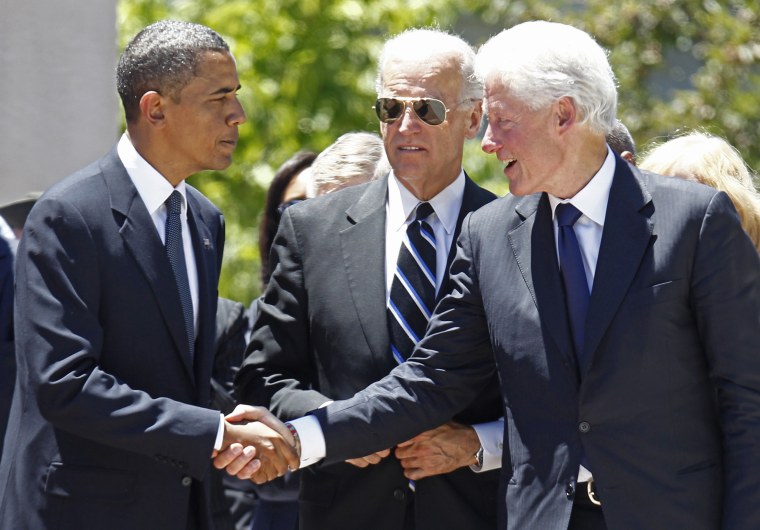 Barack Obama, Joe Biden, Bill Clinton