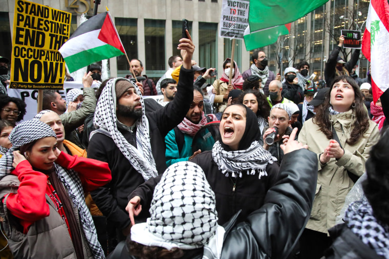 protest nyc pro-palestinian