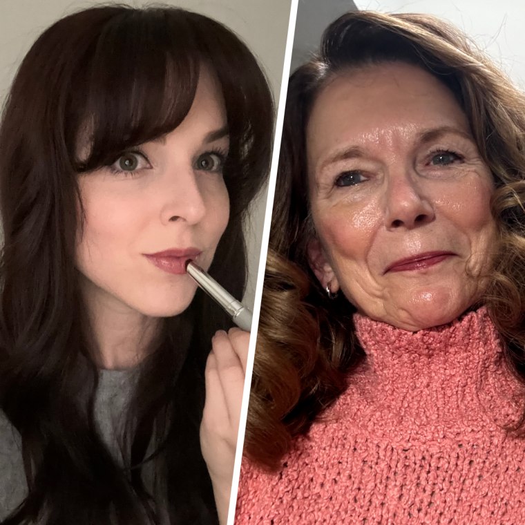 Shannon Garlin and Susan Cocchi wearing Clinique Almost Lipstick in Black Honey