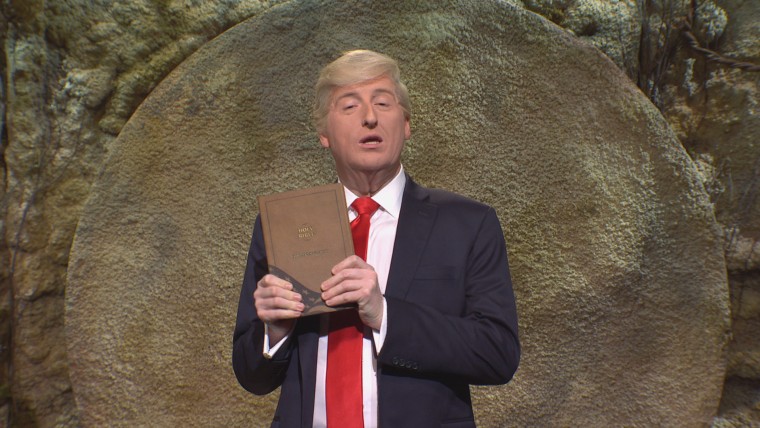 James Austin Johnson as former President Donald Trump on "Saturday Night Live."