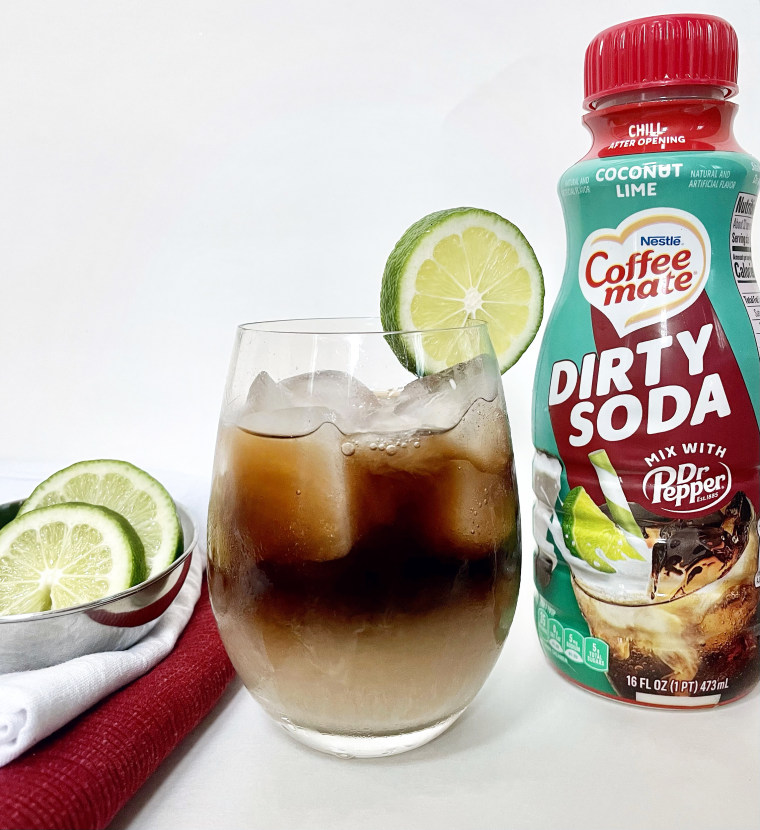 Dirty soda: Exactly as beautiful as the name led me to expect.