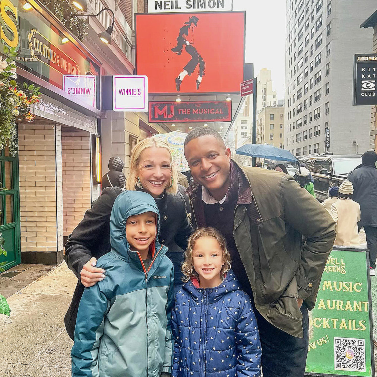Craig's family celebrated Del's 10th birthday with a Broadway show.