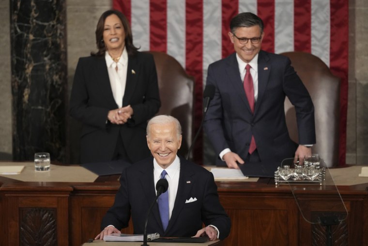 El presidente, Joe Biden, en el Capitolio, el 7 de marzo de 2024.