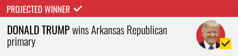 Donald Trump wins Arkansas Republican primary