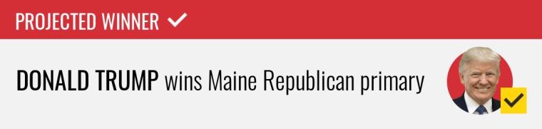 Donald Trump wins Maine Republican primary