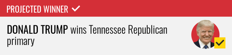 Donald Trump wins Tennessee Republican primary