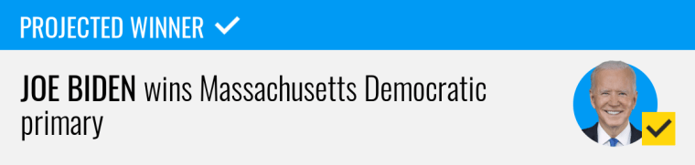 Joe Biden wins Massachusetts Democratic primary