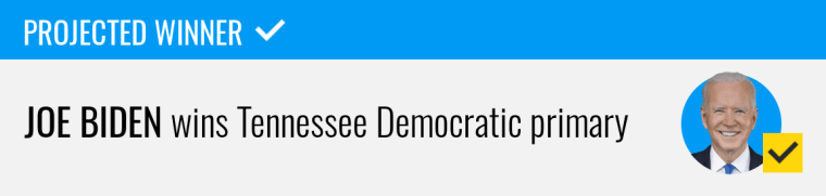 Joe Biden wins Tennessee Democratic primary