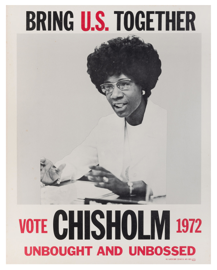 Shirley Chisholm Campaign Poster