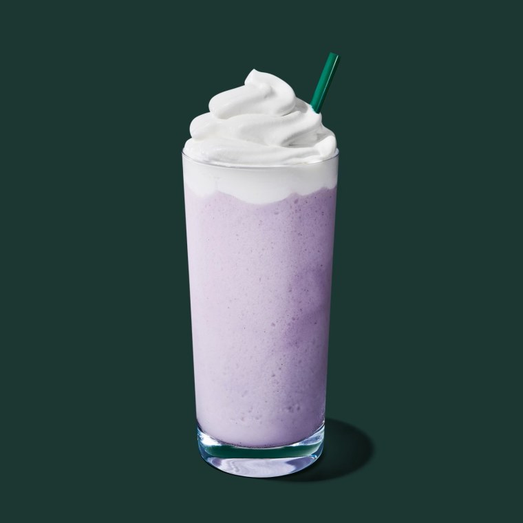 Starbucks’ Lavender Creme Frappuccino.