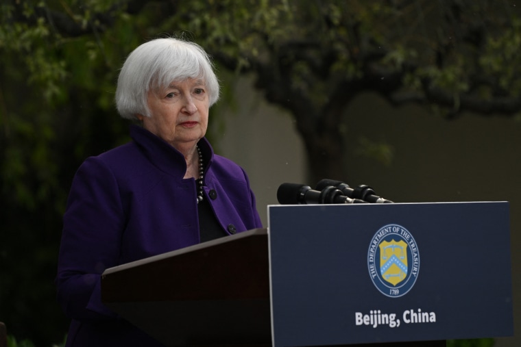Yellen says U.S. plans to 'underscore' need for China to shift policy