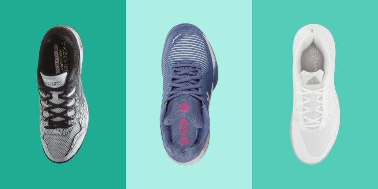 While running shoes are built to propel you forward, pickleball sneakers have lateral support for all those  side to side moves you make on the court.