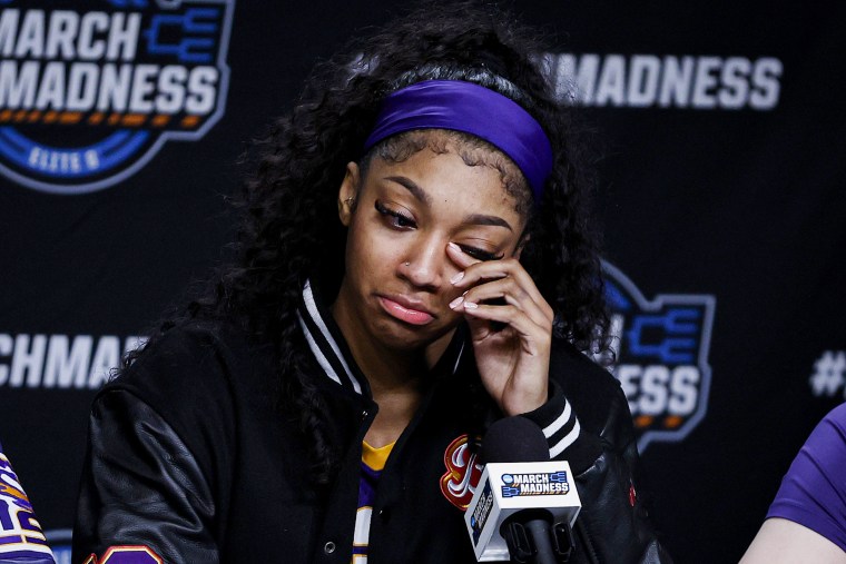 After big loss against Iowa, LSU's Angel Reese says she's been getting death threats for a year