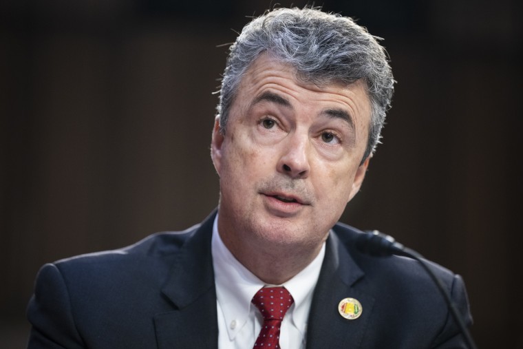 Steve Marshall, attorney general of Alabama, testifies on Capitol Hill in 2022.