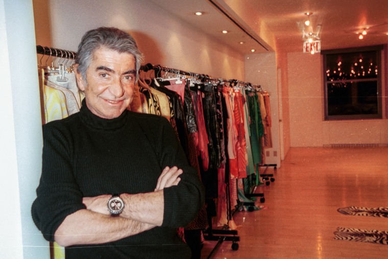 Italian fashion designer Roberto Cavalli 