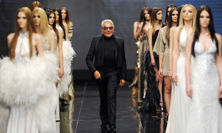 Italian fashion designer Roberto Cavalli