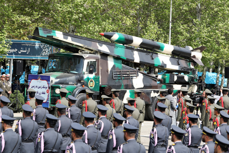 Iran Military Parade in Tehran