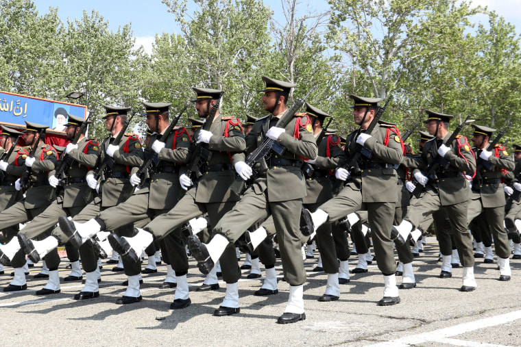 Iranian Military Parade in Tehran