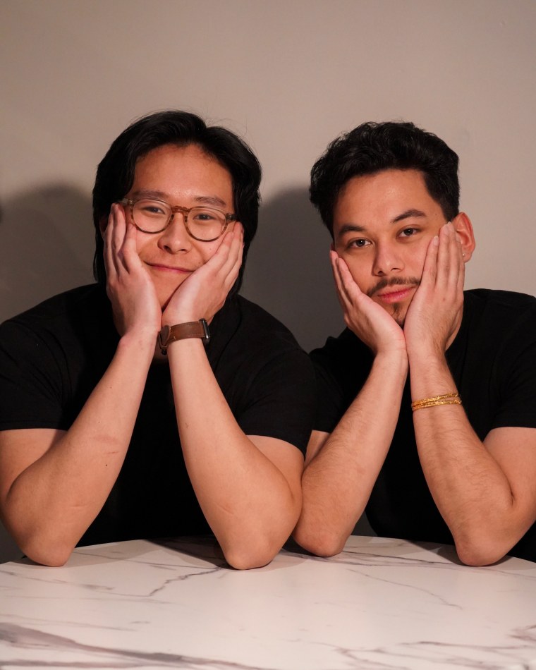 Steven Li and Nichi Pandey, co-founders of Orange Peel Cafe.