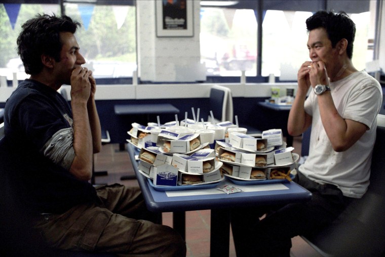 movie still Harold and Kumar Go To White Castle, 2004 eat comedy