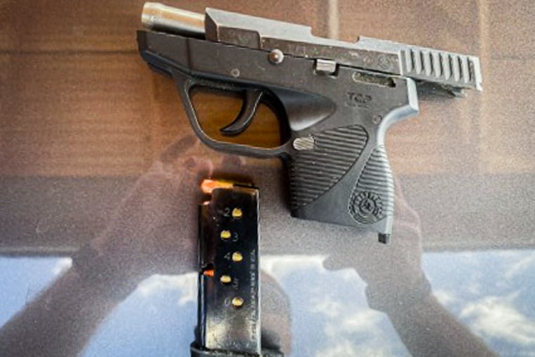 Officers recovered a handgun from Cowart’s purse and a second firearm in the driver’s side door of her vehicle.