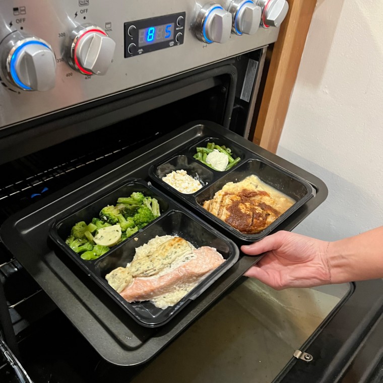 I heated up Factor’s meals by placing them in the oven — directly in the container they came in — and they were ready in under 10 minutes.
