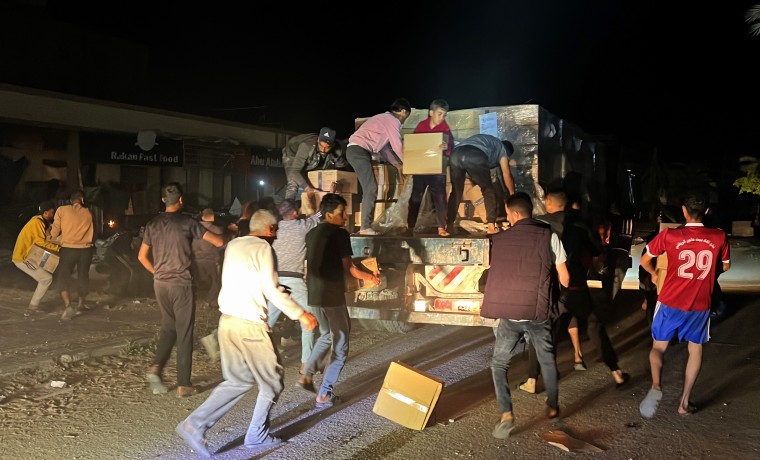 Aid trucks entered Gaza facing food shortages