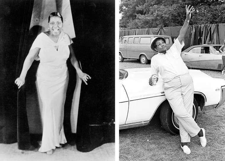 Bessie Smith and Big Mama Thornton.