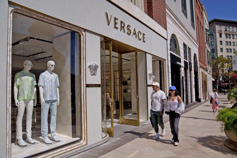 A Versace store on Rodeo Drive in Beverly Hills, Calif. 