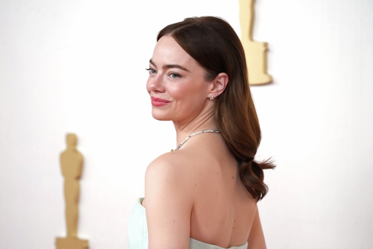 Emma Stone at the Academy Awards in Hollywood, Calif.