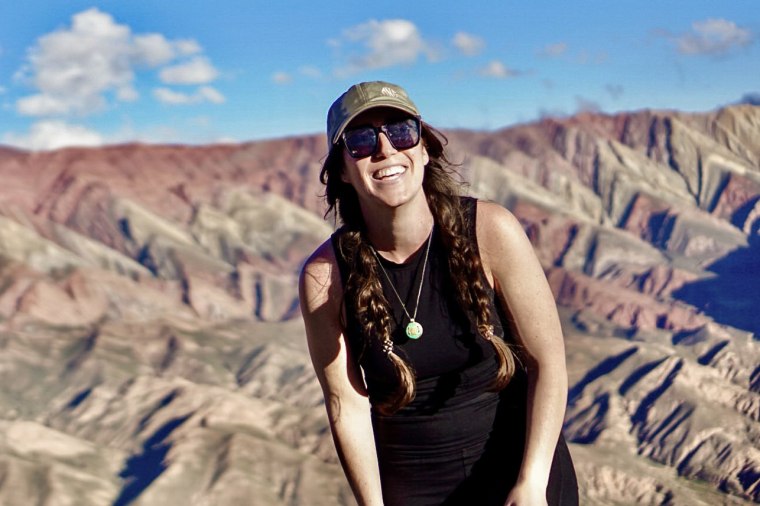 Meg Norris traveling in northern Argentina in April 2024.