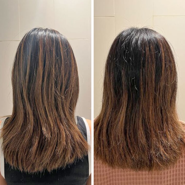 NBC Select manager of editorial operations Shari Uyehara uses Milk_Shake Cold Brunette Shampoo to prevent her caramel highlights from becoming brassy.