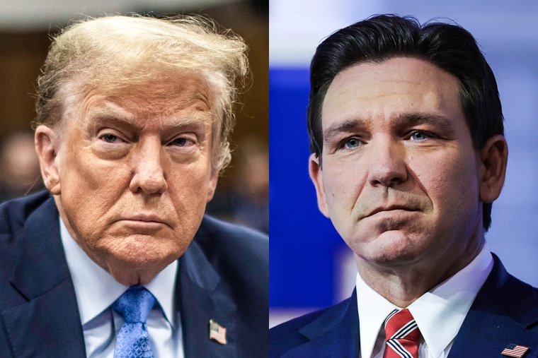 Donald Trump and Ron DeSantis.