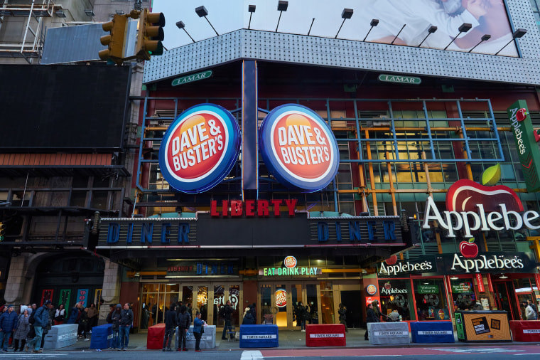 A Dave & Buster's location in the Times Square neighborhood of New York