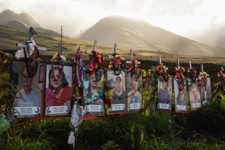 Fotos de algunas de las víctimas del incendio de Hawaii en Lahaina, Hawaii, el 16 de abril de 2024.
