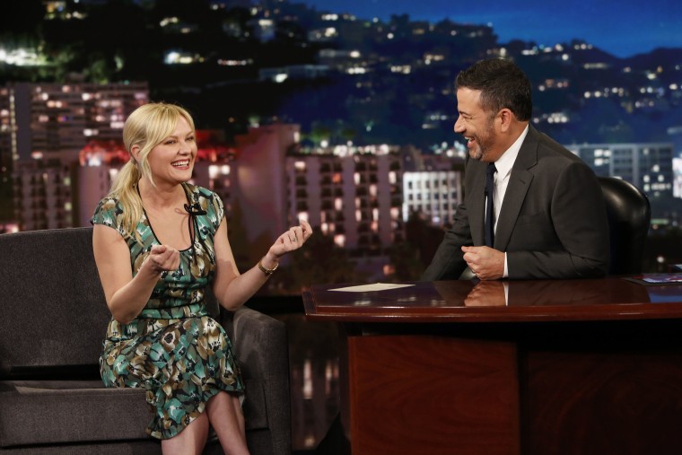 Jimmy Kimmel, Kirsten Dunst Talk About Their Sons' Spat