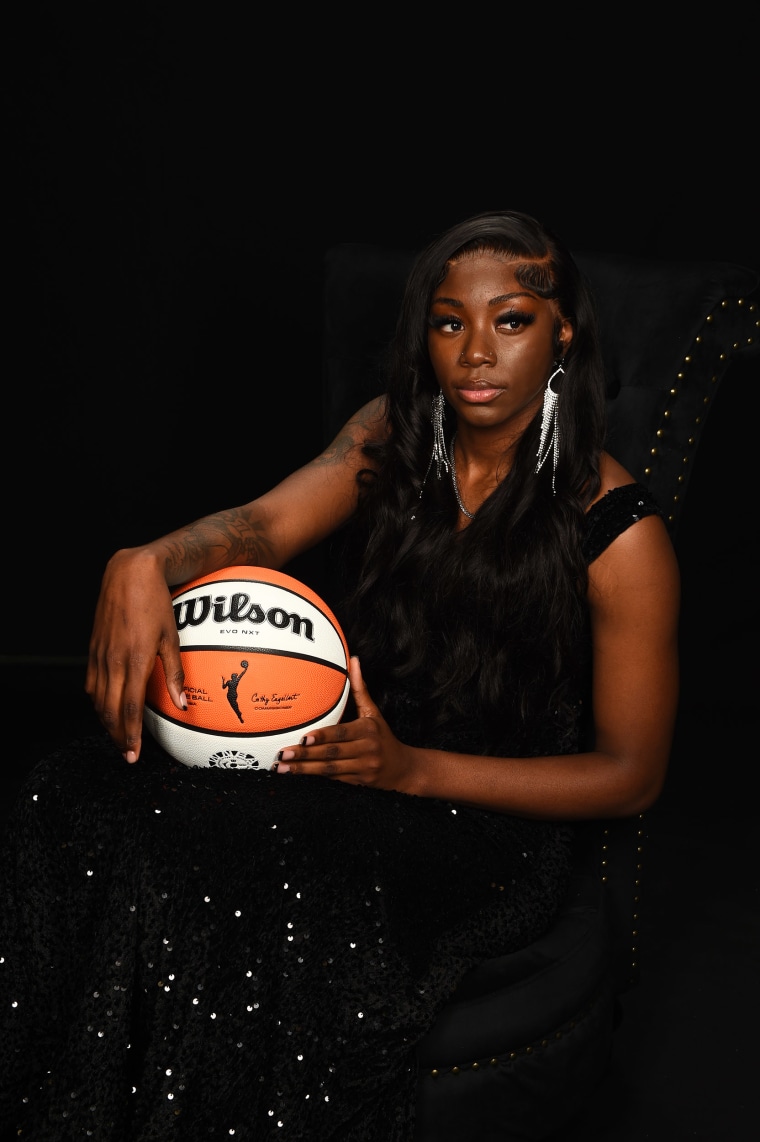 Marquesha Davis at 2024 WNBA draft.