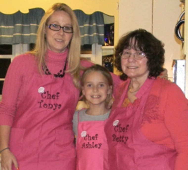 Tonya, Betty and her granddaughter, Ashley