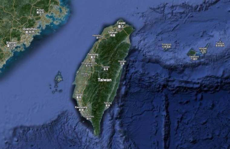 La isla de Taiwán.