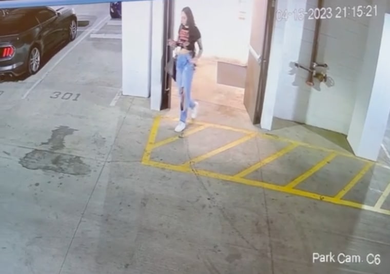 Security footage of Mercedes Vega