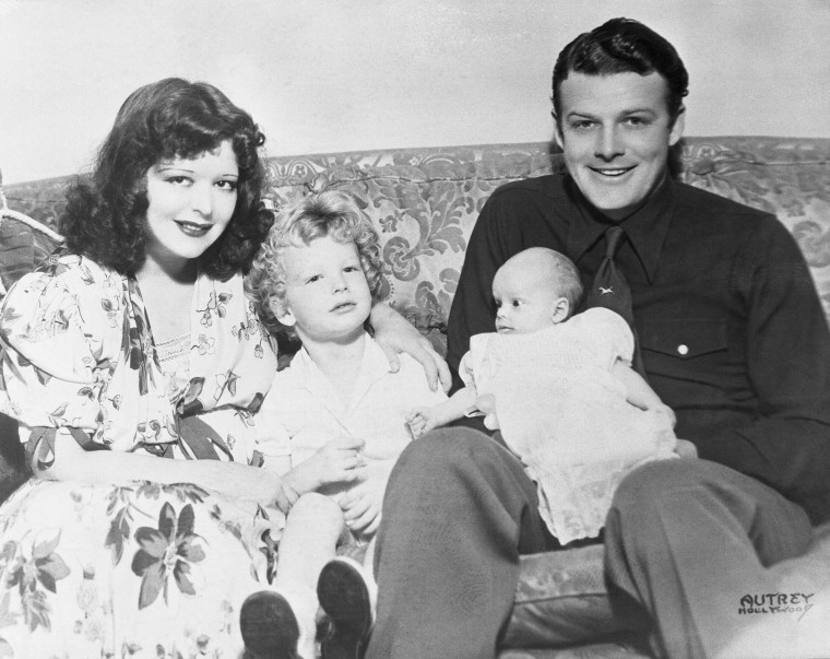 Rex Bell with Wife and Sons