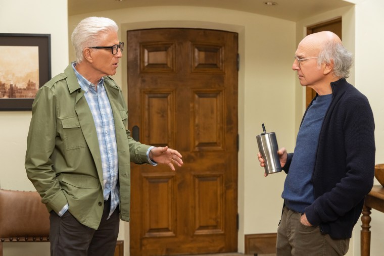 Ted Danson and Larry David on "Curb Your Enthusiasm."