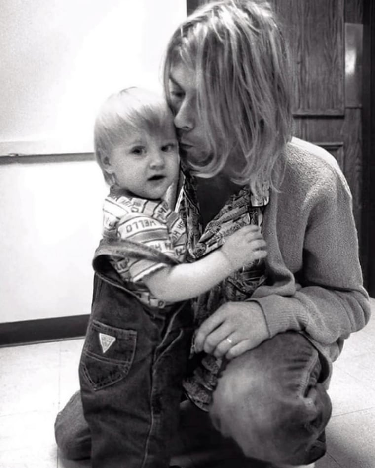 Francis Bean Cobain shares final photos of her with late dad Kurt Cobain on death anniversary