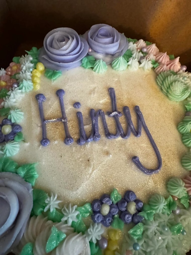 The infamous "Hinty" cake.