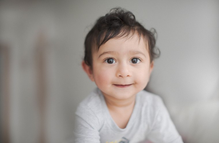 Portrait of smiling Indian baby boy